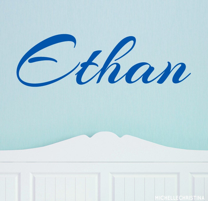 Wall Decal - Childrens Name Wall Decal - Script Wall Decal - Baby Girl Name Decal - Personalized Wall Decal - Name Wall Decal - ND3