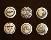 Ouroboros Pinback Button Badges