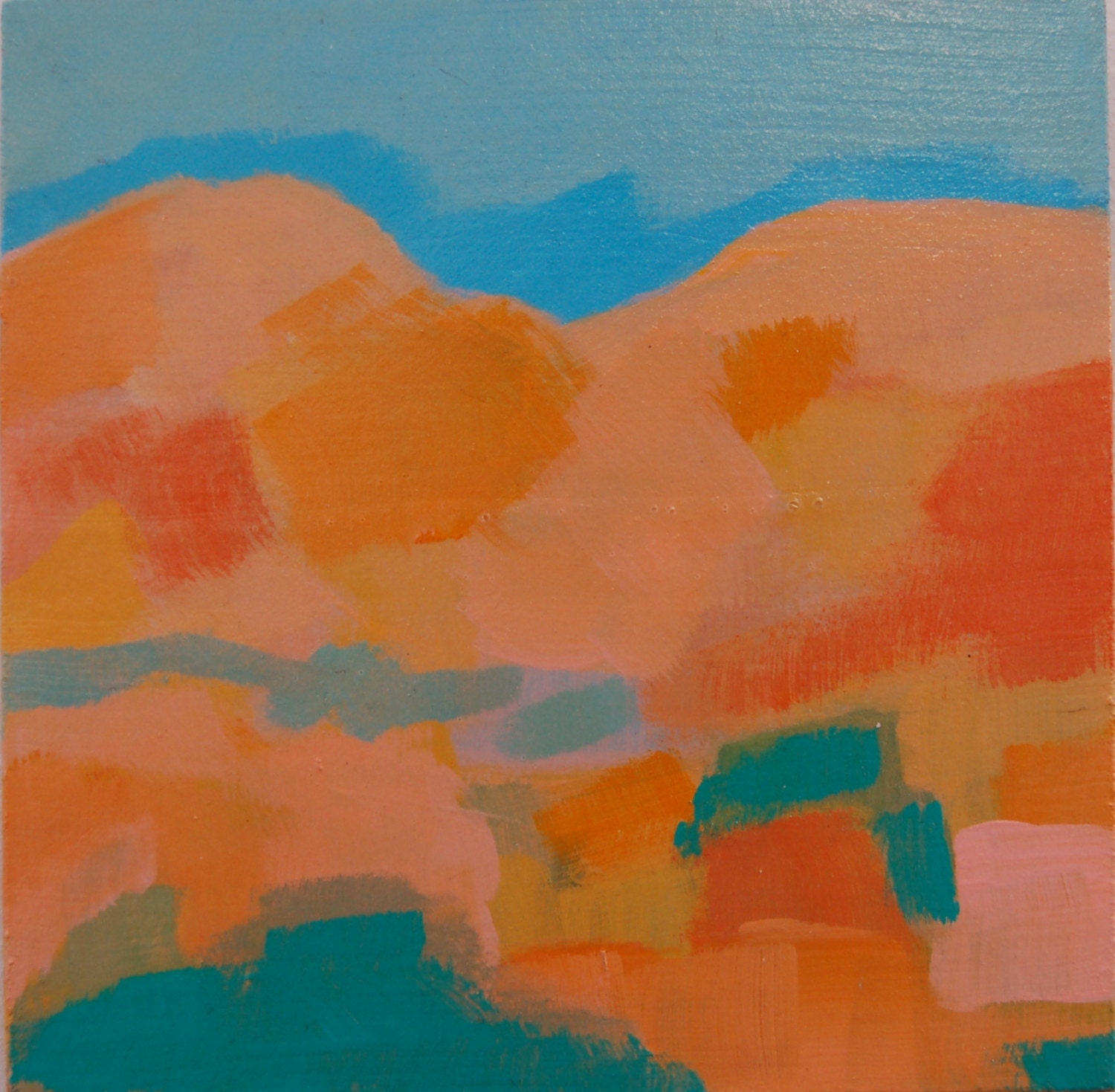 Original acrylic painting "East" by Susan Schwake