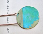 Patina Circle Necklace