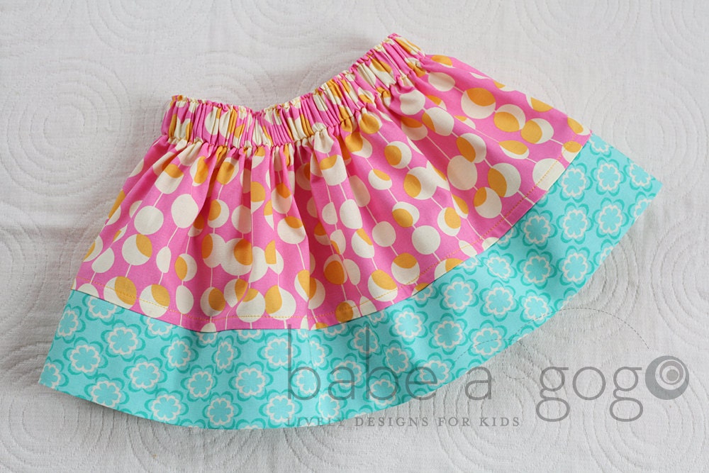 Under the Sea Skirt for Babies Toddlers and Girls by babe-a-gogo