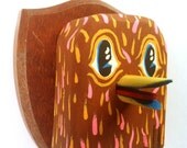 brown bird taxidermy