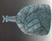Turqoise Patchwork Bottle