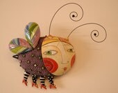 Purple Bug (wall hanging).