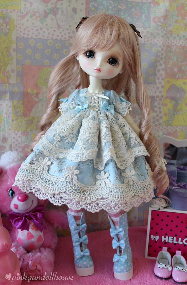 Antoinette Princess OOAK Dress for Art Body Leekeworld BJD Mikhaila Florence Cute Japan Fairy Kei Style