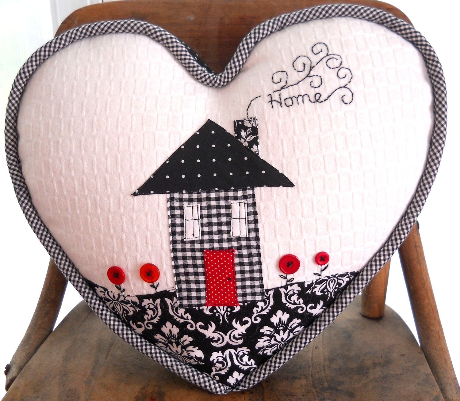 Heart and Home Pillow