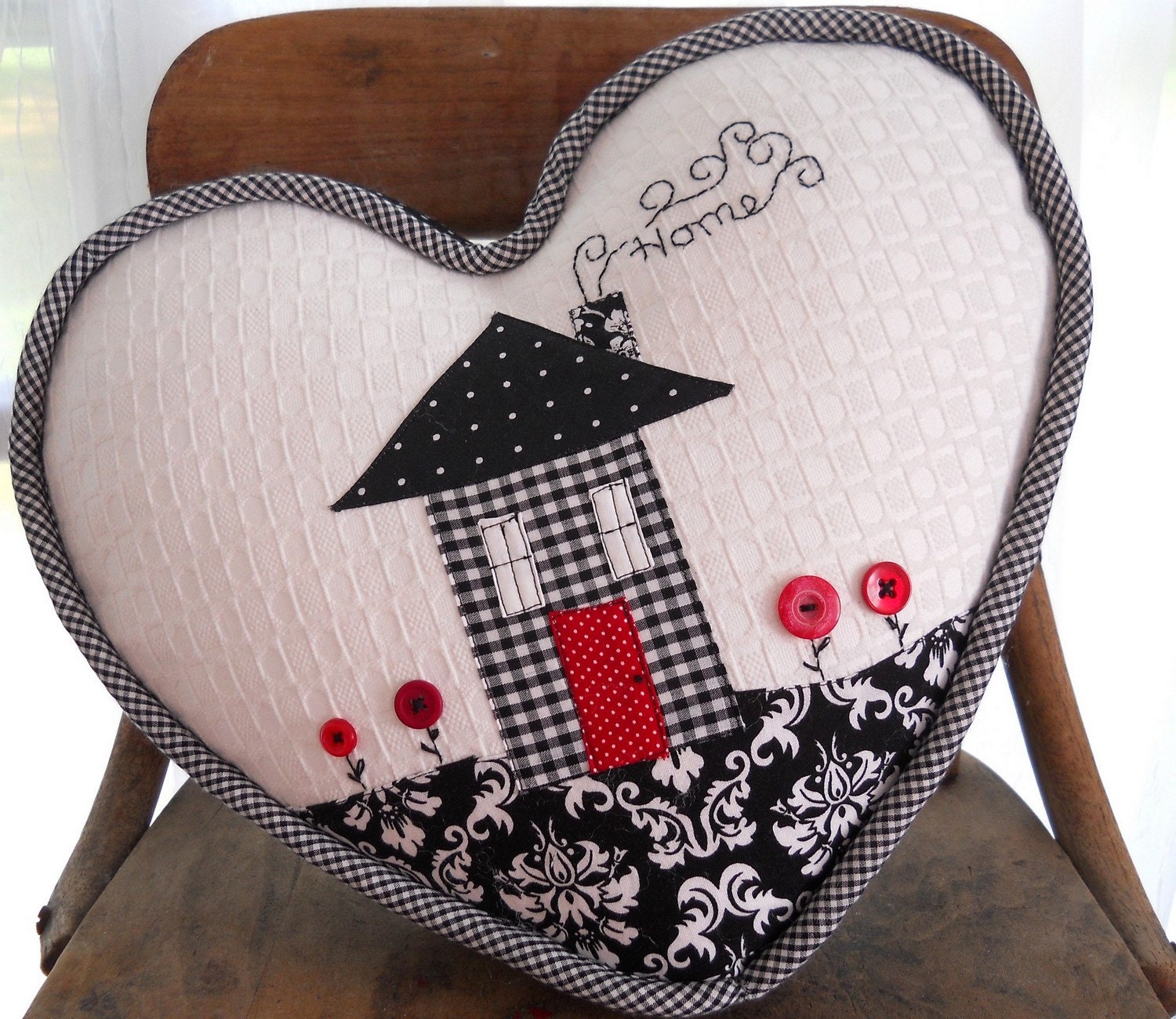 Heart and Home Pillow