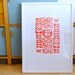Large  Limited Edition Scandinavian Silk Screen Print by Jane Foster