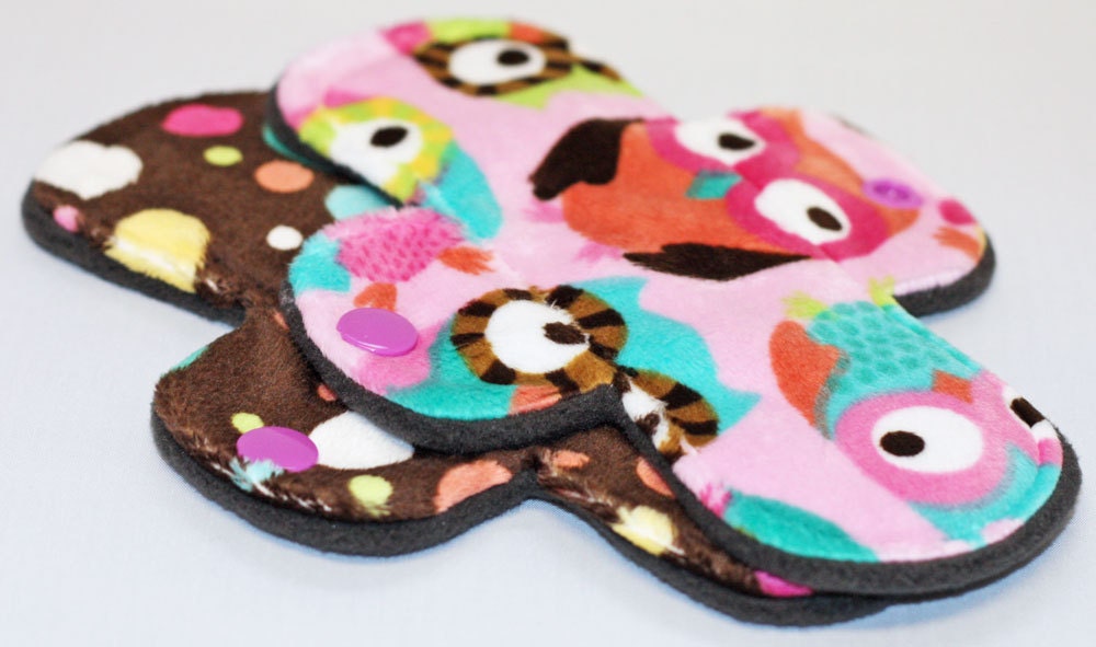 Set of 2 - 6 Inch Minky Mini Liner with Fleece Back - Original Style
