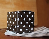 Brown Polka Dot Gift Box 2x2x2 set of 10 -- Favor Box Il_170x135