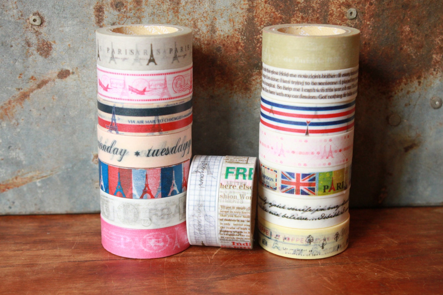 Paris London Air Mail Washi Tape -- Choice of Rolls Il_570xn