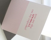 You are the sprinkles on my cupcake (Letterpress)