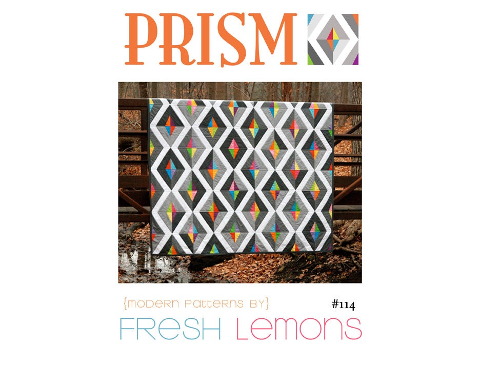 Modern Quilt Pattern - Prism - PDF