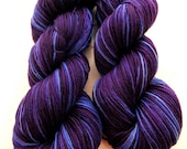 Violet Beuaregard Purple Semisolid Merino Superwash Sport Weight Yarn