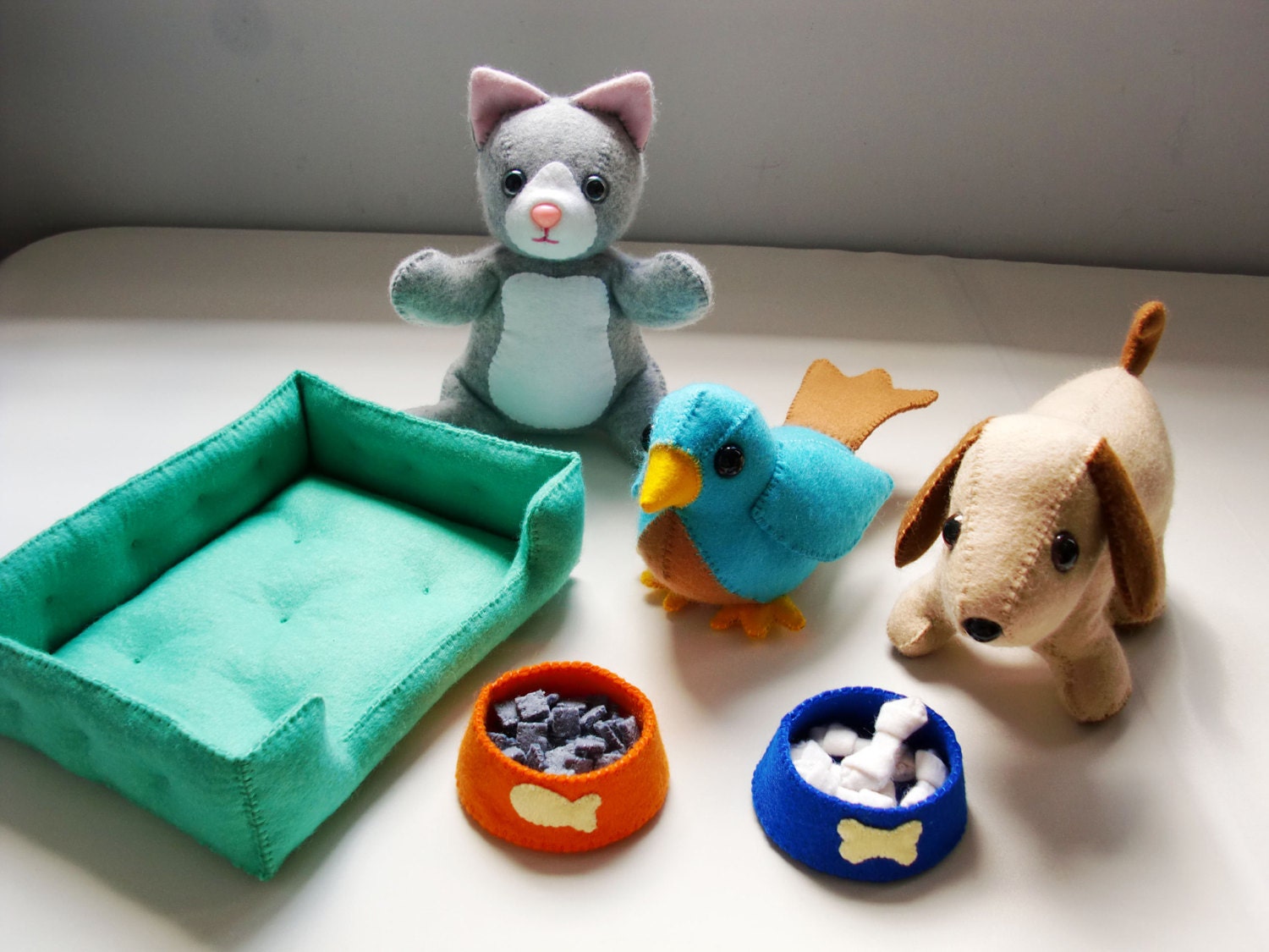 My Pet Shop Felt Patterns Set - PDF Ebook Felt Patterns and Instructions via Email