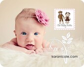 Lace Rosette Clip or Band in 21 Colors by Chic Baby Rose in 2 Sizes