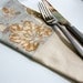 Zen Garden Asian Cloth Napkins, calm, serene, pale blue and cream, wedding gift, hostess gift, eco-friendly, kitchen, dining