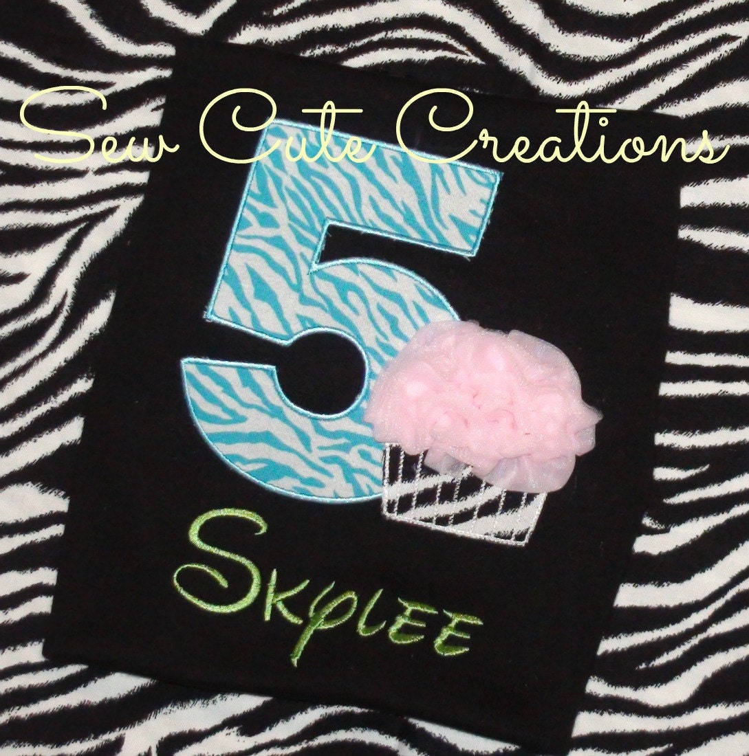Personalized Chiffon Birthday with chiffon cupcake Shirt T-Shirt - Custom made