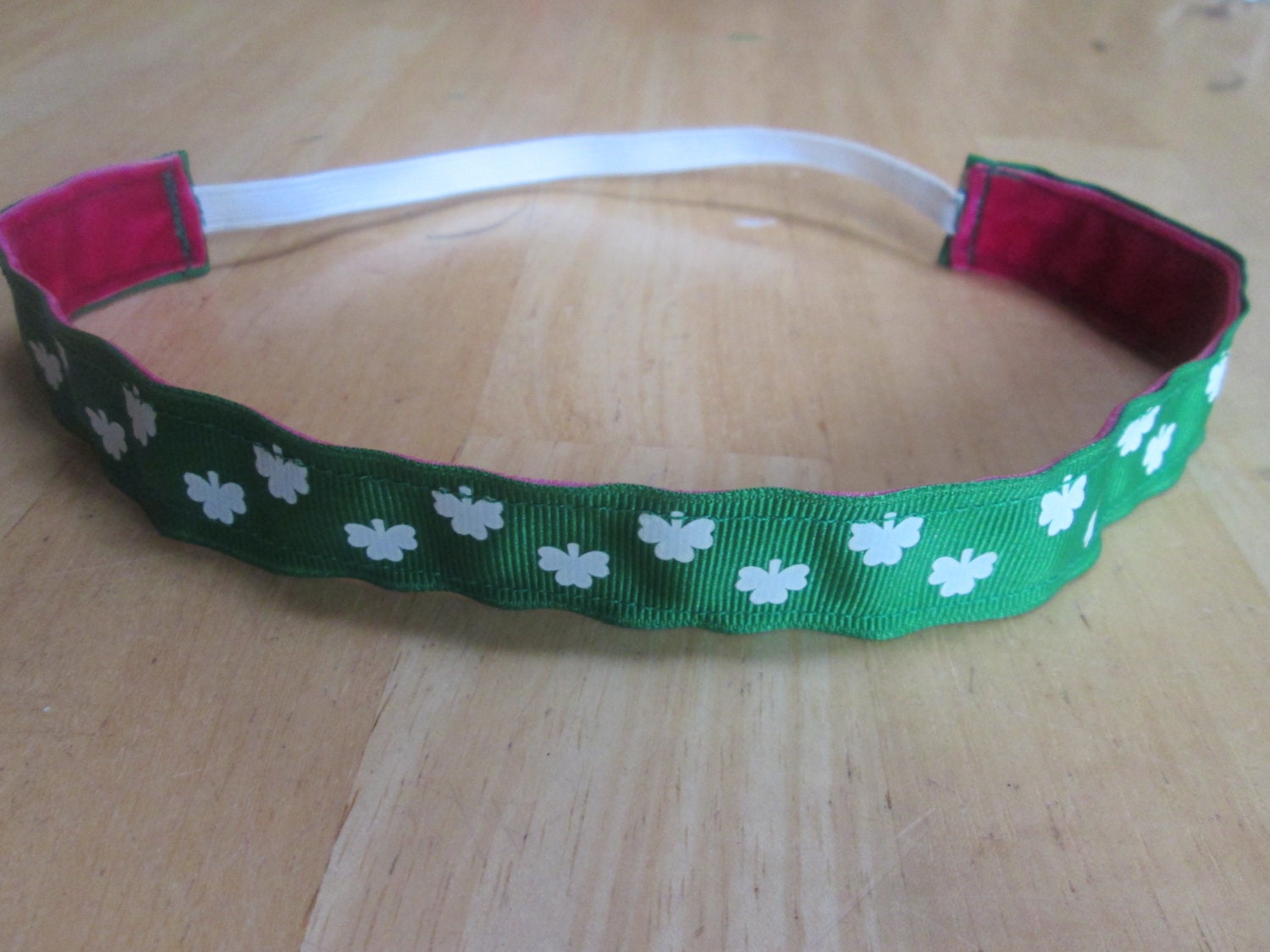 St Patrick's day - St Patties day Non slip running 5k 10k Headband - St Patties day road race headband - Non slip running headband Il_170x135