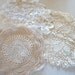 Set of Three Vintage Doilies