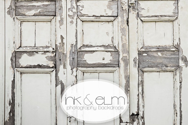 Photography Backdrop NEW 5ft x 4ft, Vinyl Photo Backdrop Antique Vintage Door, Old Rustic Door, "La Maison"