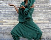 The Love Me 2 Times Sari Harem Jumpsuit (organic hemp/cotton blend)