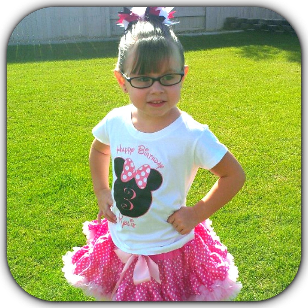 Sale ......Ready to ship Hot Pink Polka Dots Print Pettiskirt sz 14m to 3yrs