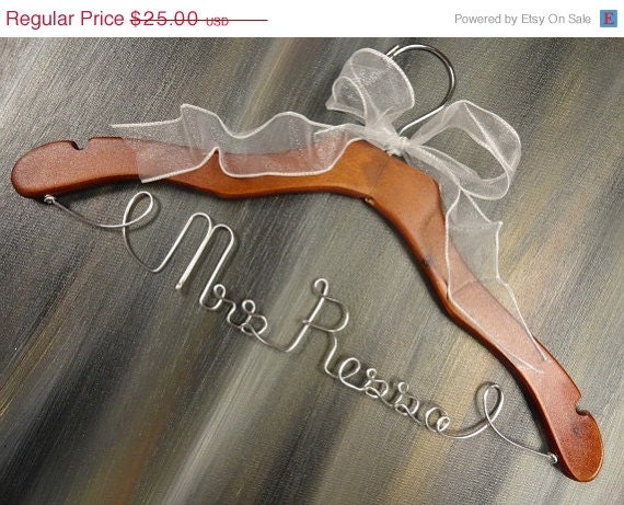 20% OFF SALE Personalized Name Hangers Bridal Hangers Wedding Dress Hangers Bridal Accessories Custom Hangers Wedding Photo Props