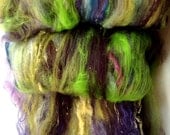 Batt spinning fiber Crazy Creative fiber batts 3.75ozs Iris
