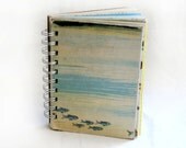 Something Fishy - Wire-Bound Recycled Art Journal