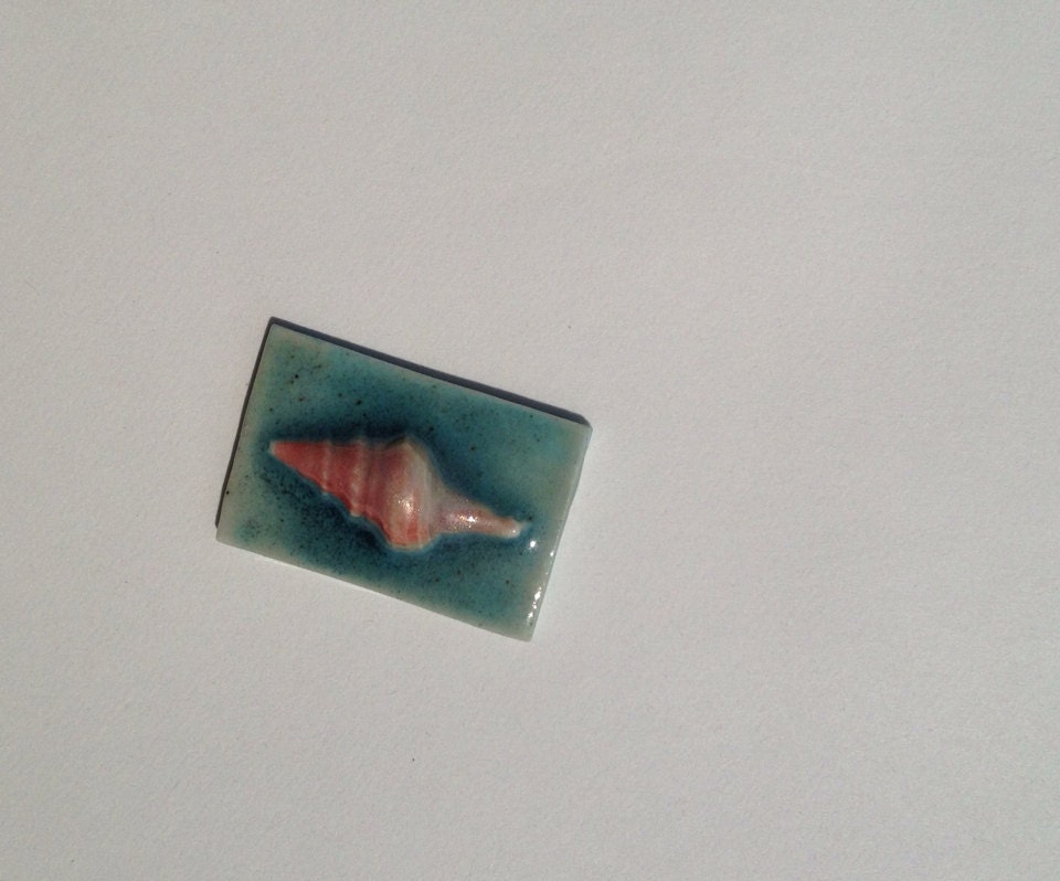 Porcelain Mosaic Tile Horse Conch Shell