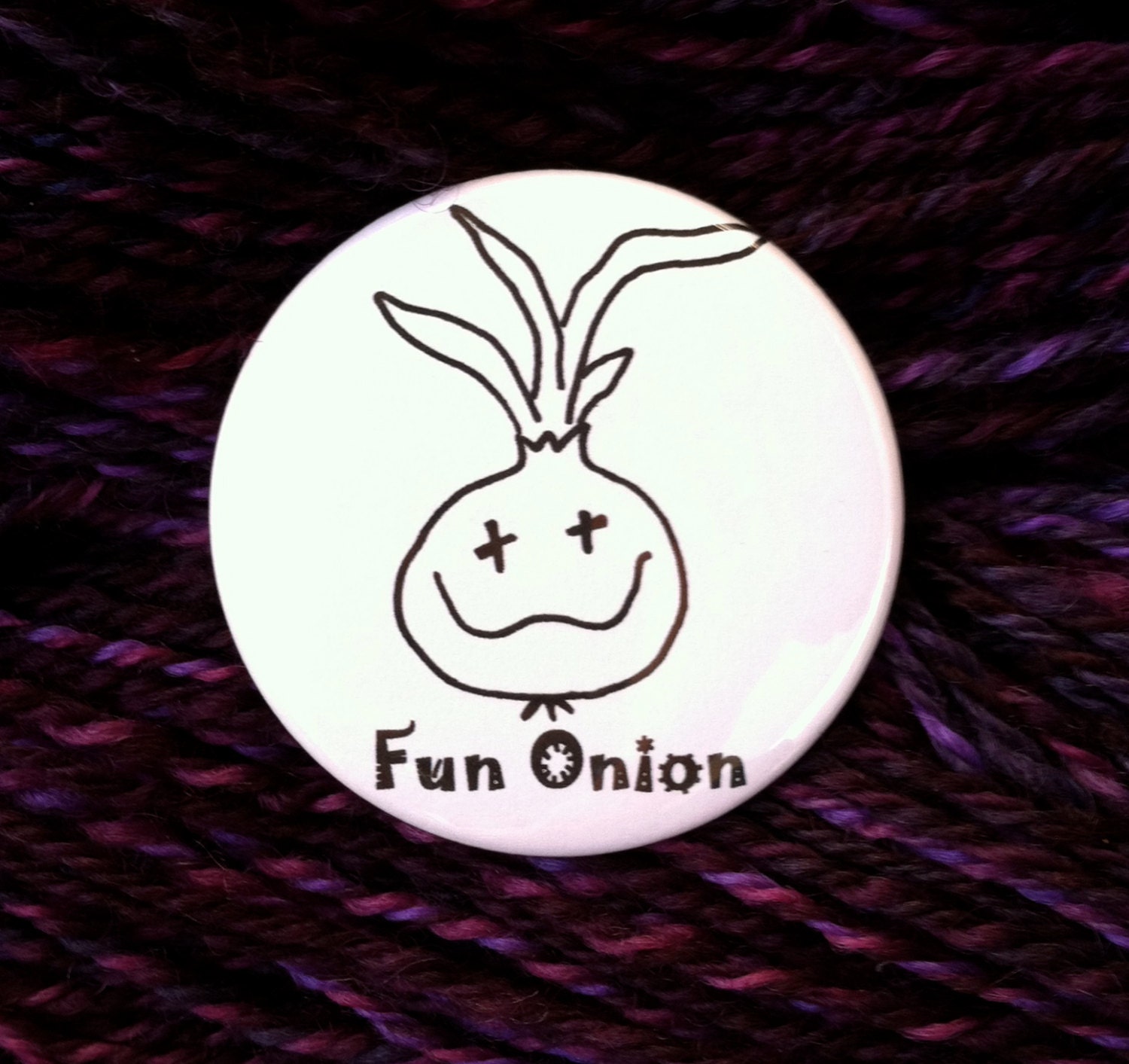 Fun Onion pin button