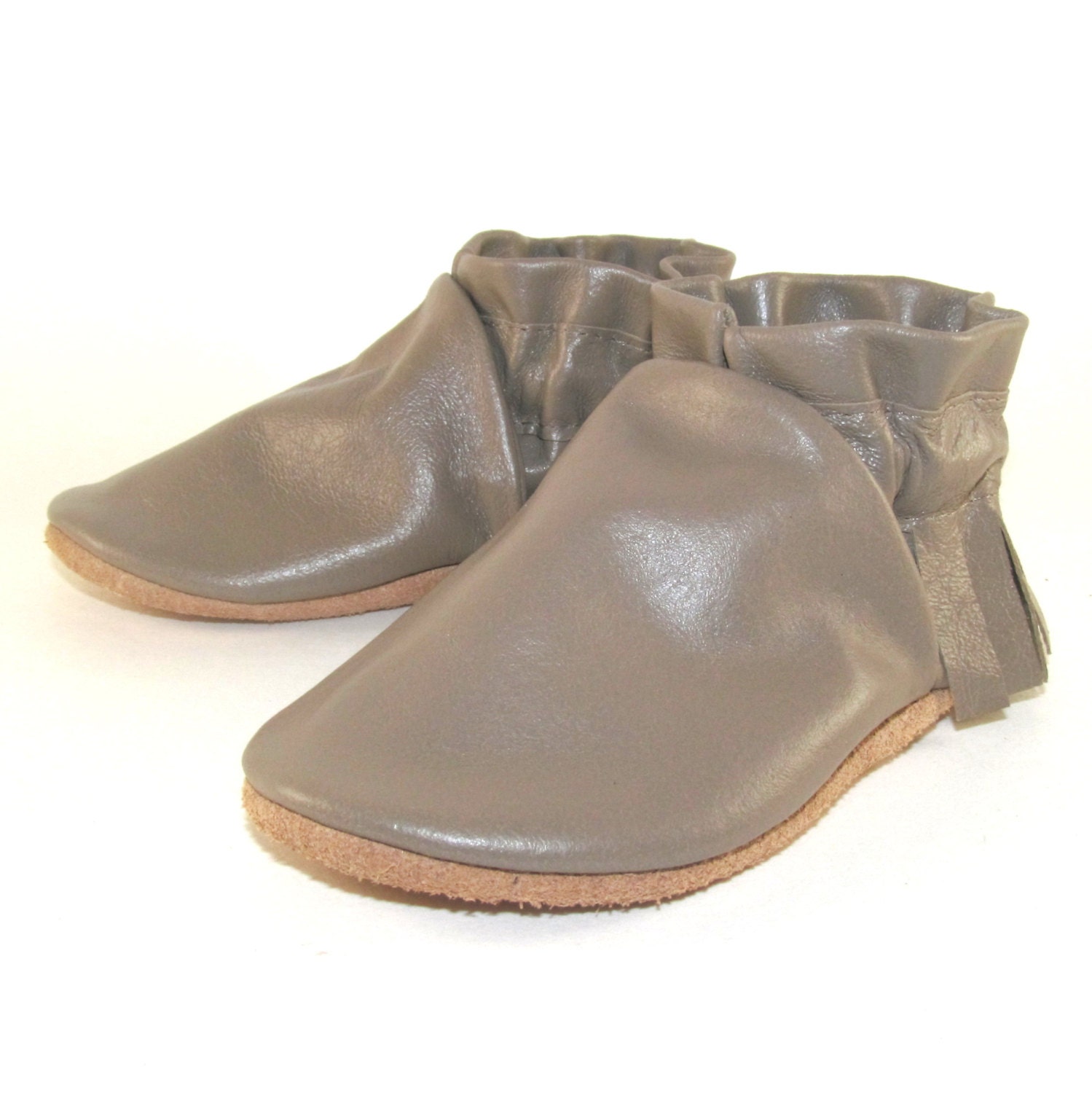 Soft Leather Baby Shoes Moccasins Eco Friendly 6 to 12 Month