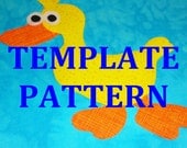 Fabric Applique TEMPLATE Pattern Only DENNIS The Duck...New