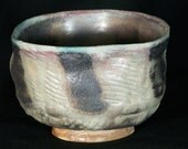 Pink, Green, and Black Chawan Teabowl