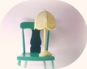 Vintage Lemon Yellow Table Side Lamp