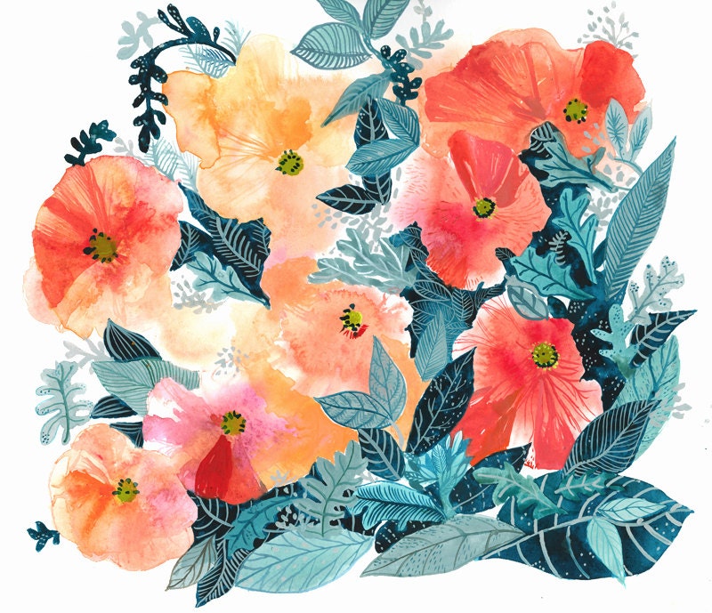 Poppies-Archival Print