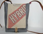 Rural Rustic Gray Distressed Messenger Bag