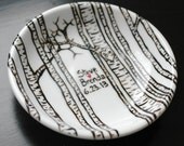 Personalized Birch Tree Ring Dish - Customized Anniversary and Wedding Gift