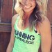 Running is a Privilege. Burnout A-Line Racerback Tank. Sizes S-XL.