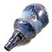 Very Large Bottle Vase - Porcelain Ceramic Centerpiece - Handmade Ceramic Art - Blue Grape Pottery Bottle - Ships Today