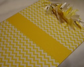 CHEVRON GLITTER CLIPBOARD - Yellow