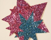 Bright Stars Glitter Fascinator Accessory by Cutie Dynamite Lolita Goth Punk Burlesque Pinup