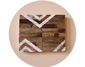 Union - Modern Industrial Design - Reclaimed Driftwood Artwork - Southwest - Desert - chevron