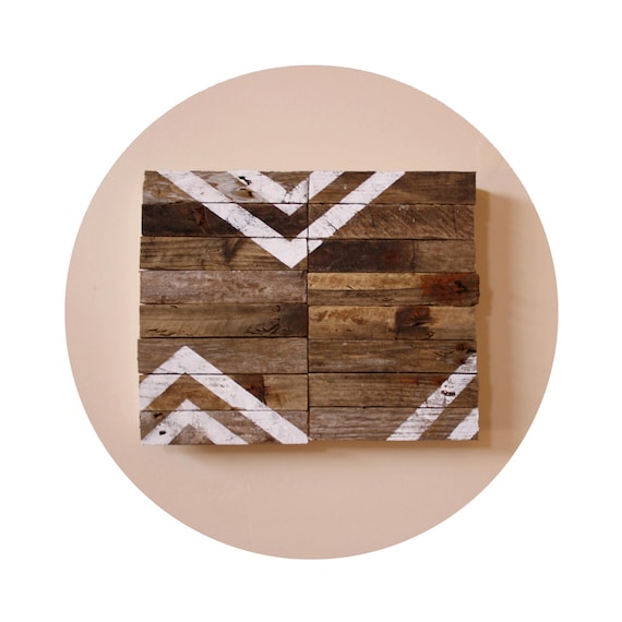Union - Modern Industrial Design - Reclaimed Driftwood Artwork - Southwest - Desert - chevron