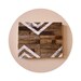 Union - Modern Industrial Design - Reclaimed Driftwood Artwork - Southwest - Desert - chevron