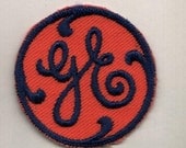 Vintage Uniform Patch  GE General Electric