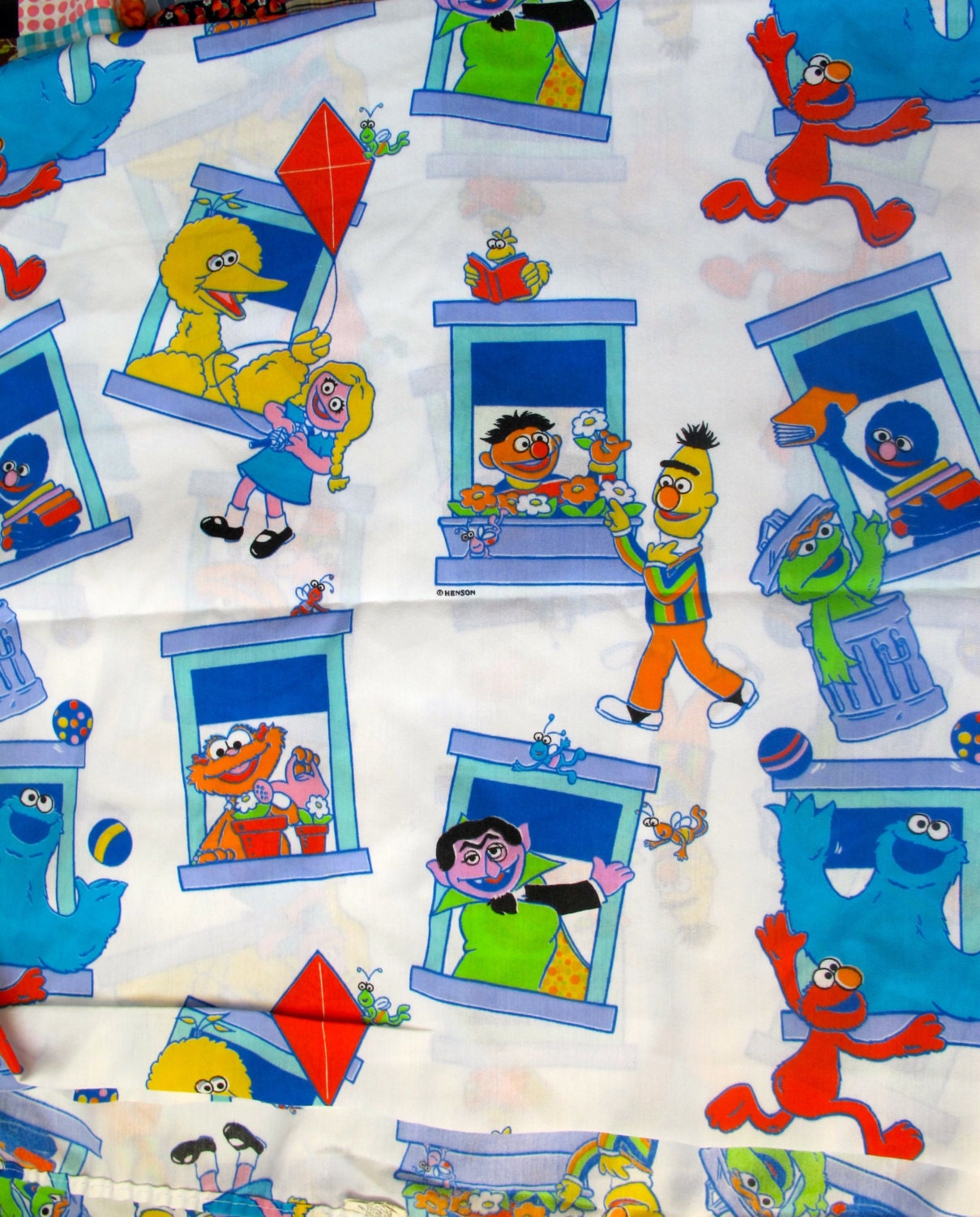 Sesame Street Twin Flat Sheet