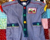 Train Romper 6-9 Months
