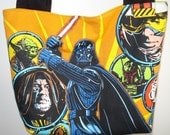 Star Wars Purse - Darth Vader, Yoda - Geekery - Jedi - OOAK